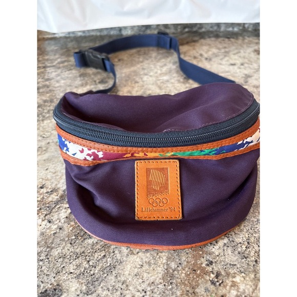 Vintage Lillehammer‎ 1994 Winter Olympic Games Waist Bag - Picture 1 of 10